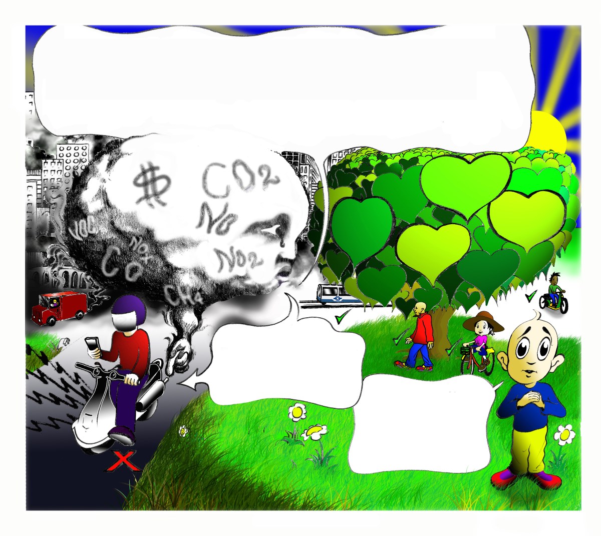 Copyright free Stop Idling picture