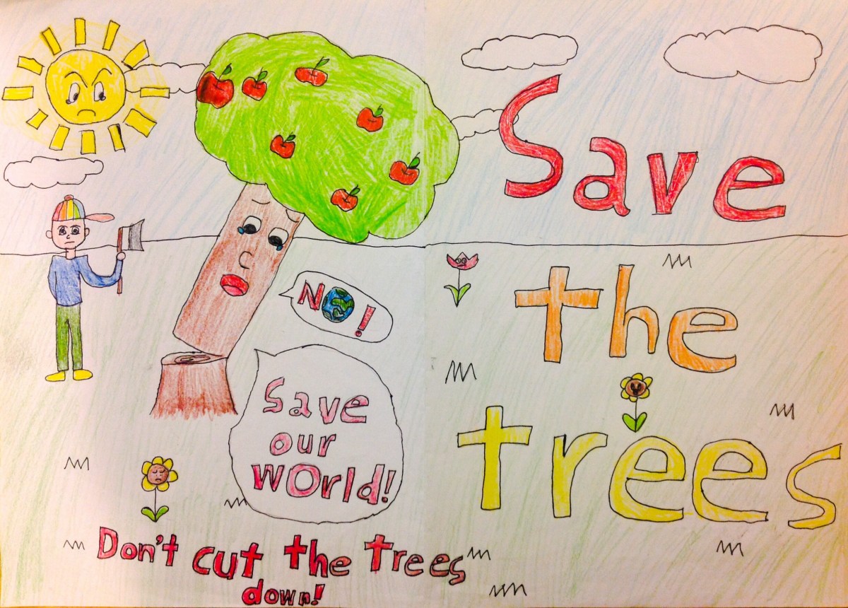 Save the trees, save our world, 樹木不要亂砍
